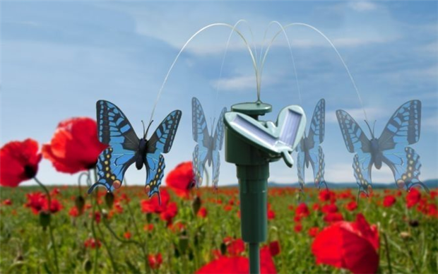 Солнечные батареи в форме крыльев бабочки